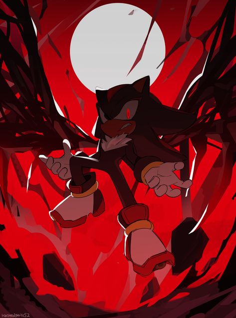 Wings Fanart, Shadow Wings, Hedgehog Movie, Sonic Heroes, Sonic Franchise, Hedgehog Art, Shadow Art, Sonic And Shadow, Sonic Fan Art