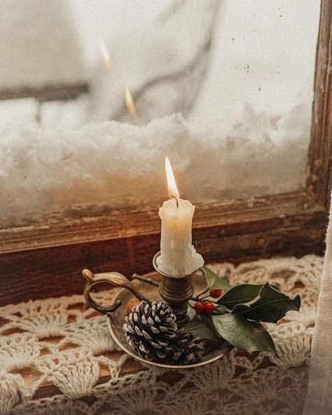 Dark Academia Christmas, Winter Solstice Party, Cottagecore Christmas, Happy Winter Solstice, Dark Christmas, Cottage Christmas, Natural Christmas, Christmas Inspo, Old Fashioned Christmas