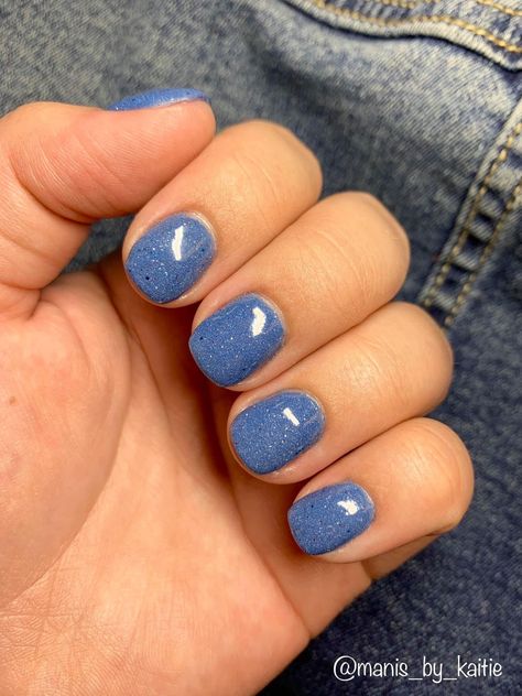 Blue Nail Designs Dip Powder, Fall Blue Dip Nails, April Dip Powder Nails, Blue Powder Dip Nails, Mail Dip Colors, Powder Nails Dipping Colors, Sns Dipping Powder Nails Spring, Green Nails Dip Powder, Solid Color Dip Powder Nails