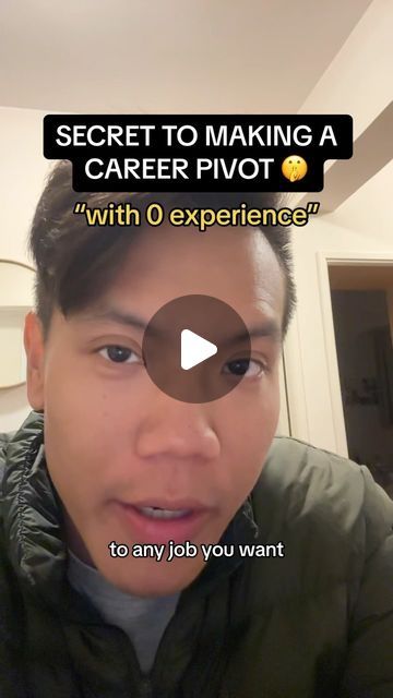 Sho Dewan on Instagram: "The secret to making a CAREER PIVOT 🤫 Save this post and follow @workhap for daily career vids. The key is in your transferable skills, my friend. Go show off your skills! What’s a role you are trying to pivot into? Let me know in the comments! #career #jobsearch #pivot" Career Pivot, Transferable Skills, Job Searching, Job Search, Show Off, My Friend, Let Me Know, The Secret, Career