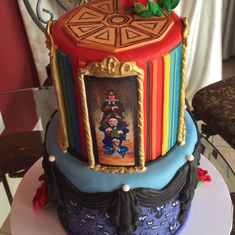 Haunted Mansion Birthday Cake, Lotr Cakes, Haunted Mansion Cake, Hunted Mansion, Haunted Mansion Decor, Mansion Party, Mansion Decor, Haunted Mansion Halloween, Haunted Mansion Disneyland