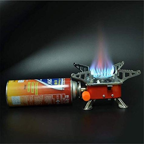 clefairy Gas Stove Mini Portable Square-Shaped Gas Butane Burner Camping Stove travelling Stainless Steel Cooking Stove Folding Furnace Stove with Storage Bag Small Gas Stove, Portable Gas Stove, Camping Gas Stove, Mini Stove, Small Stove, Auto Camping, Stove Burner, Ultralight Camping, Portable Stove