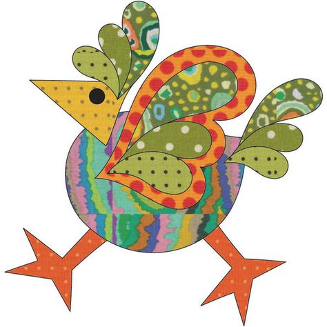 Chicken Applique, Funky Chicken, Bird Quilt Blocks, Laser Cut Fabric, House Quilt Patterns, Chicken Quilt, Fusible Applique, Bird Applique, Quilting Designs Patterns