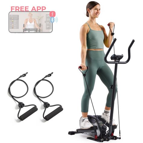 Enhance your exercise routine with the all-in-one Cross Trainer from Sunny Health & Fitness. Elliptical Cross Trainer, Full Body Training, Elliptical Workout, Cardio Exercises, Elliptical Trainer, Men Exercises, Exercise Bands, Exercise & Fitness Equipment, Exercise Routine