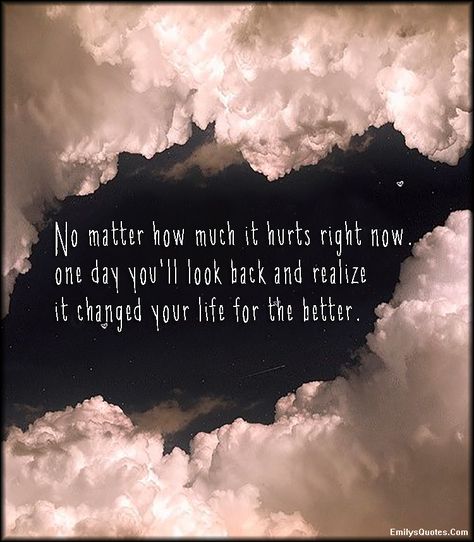 No matter how much it hurts right now. One day you’ll look back and realize  it changed your life for the better Your Love Never Fails, Joy Comes In The Morning, Charlie Brown Jr, Love Never Fails, Spiritual Inspiration, Tom Hiddleston, Word Of God, Beautiful Words, In The Morning