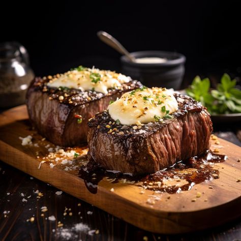 Parmesan Crusted Steak, Oven Baked Steak, Creamy Horseradish Sauce, Garlic Steak, Baked Steak, Sliced Steak, Rib Eye, Steak Salad, Parmesan Crusted