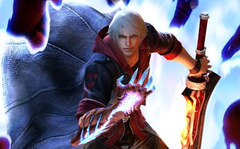 male animation character Devil May Cry Devil May Cry 4 video games Nero (character) #2K #wallpaper #hdwallpaper #desktop Nero Dmc, Wallpapers Nature, Devil May Cry 4, Full Hd Pictures, Foto Top, Hack And Slash, 4 Wallpaper, Hd Desktop, Devil May Cry