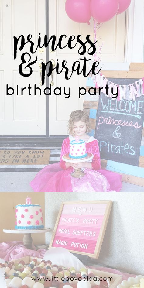 Princess And Pirate Party, Princess Pirate Party, Pirates And Princess Party, Princess And Pirates Birthday Party, Homemade Pirate Costumes, Princess Activities, Pirate Crafts, Princess Party Decorations, Pirate Halloween