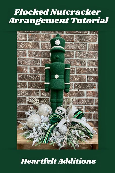 Nutcracker Centerpiece, Christmas Arrangements Centerpieces, Nutcracker Christmas Tree, Elf Christmas Decorations, Christmas Bows Diy, Gold Foliage, Nutcracker Decor, Nutcracker Christmas Decorations, Small Christmas Gifts