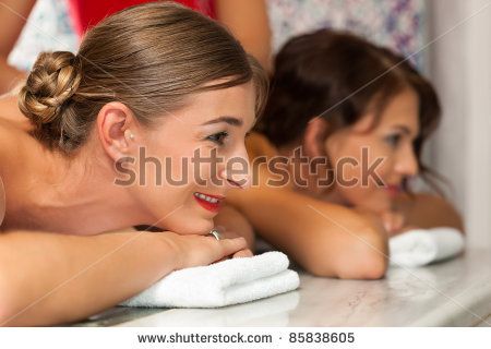 Wellness - two young women, presumably friends, getting a massage in their vacation - stock photo Massage Images, Getting A Massage, A Massage, 3d Objects, Massage, Royalty Free Stock Photos, Stock Images, Stock Photos, Illustrations