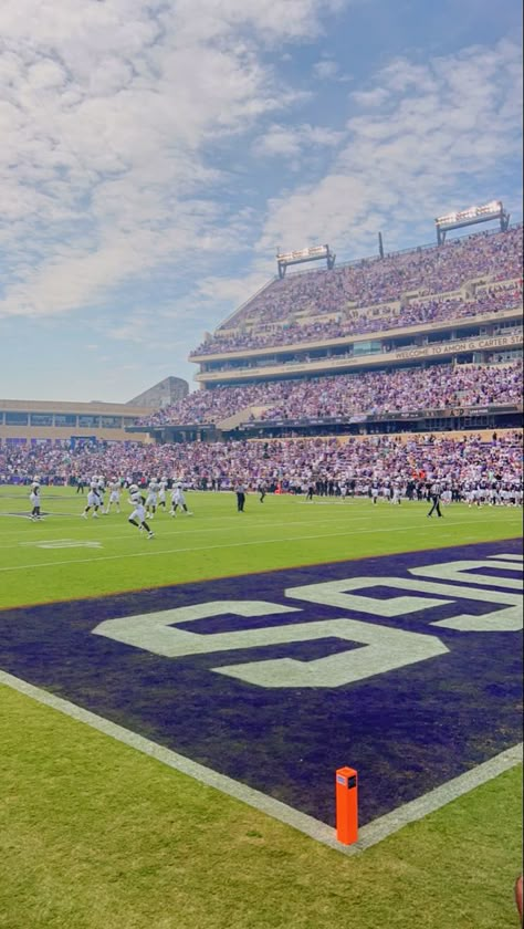 Tcu College Aesthetic, Tcu Gameday, Tcu Football, College Things, Speak It Into Existence, Christian University, College Sorority, Tcu Horned Frogs, Texas Christian University