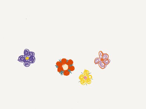 Flower scribbles Flower Scribble, Scribble Flowers, Flower Graphic Design, Surface Art, Flower Graphic, Map, Graphic Design, Tattoos, Flowers