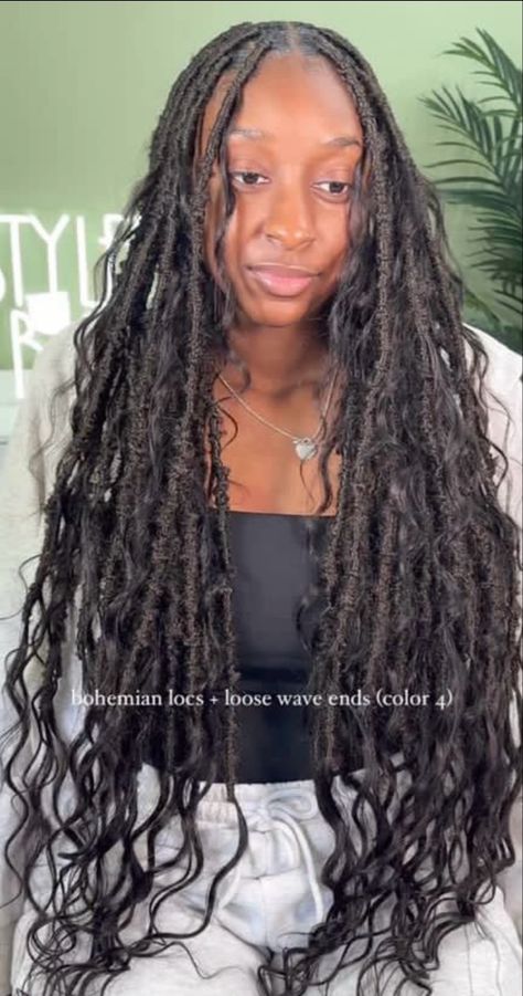 Faux Locs Color, Maintenance Week, Faux Locs Colored, Hair Theory, Locs Color, Braids Styling, Soft Locs, Hair Pick, Faux Locs Hairstyles