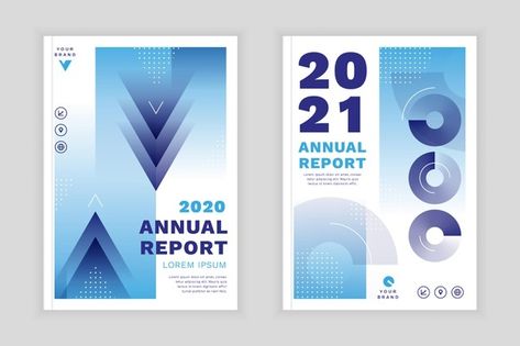 Geometrical annual report templates Free... | Free Vector #Freepik #freevector #abstract #stationery #creative #data Technology Theme, Lab Report, Report Cover, Annual Report Design, Shape Templates, Report Design, Road Safety, Editorial Layout, Business Infographic