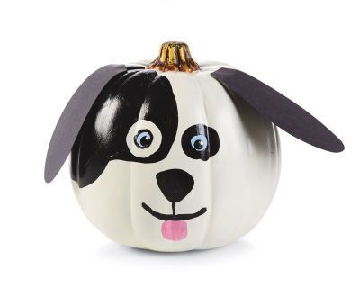 Dog Halloween Pumpkin Decorating Pumpkin Decorating Ideas For Contest, Pumpkin Decorating Diy, Creative Pumpkin Decorating, Character Pumpkins, Pumpkin Decorating Ideas, Polish Crafts, Pumpkin Decorating Contest, Dog Pumpkin, Disney Pumpkin