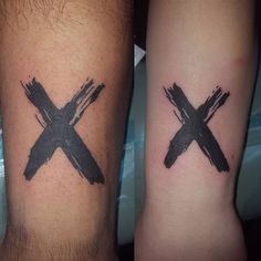 X Tattoo Design, X Tattoo Ideas, Straight Edge Tattoo, Edge Tattoo, Tattoo On Hand, X Tattoo, Palm Tattoos, Back Tattoos For Guys, Old School Tattoo Designs