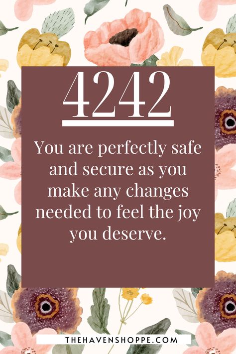 Have you been seeing the number 4242 repeatedly? This very special number is a sign from your angels that carries powerful messages and advice for your current situation. Today we’re exploring the spiritual significance of the 4242 angel number and how you can apply its meaning to every area of your life. 4242 Angel Number, 4242 Angel Number Meaning, Angle Numbers, Spiritual Signs, Manifesting Prosperity, Powerful Messages, Inspirational Blogs, Angel Number Meanings, Manifesting Wealth