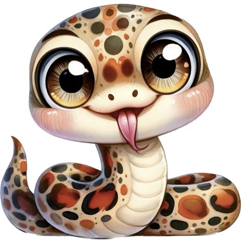 Snake Clipart, Cute Pictures To Draw, Cute Snake, Snake Art, Cute Sketches, Cute Animal Drawings Kawaii, Cute Clipart, Snake Design, Cute Dragons