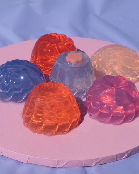 Fruit Jelly Aesthetic, Gelatin Aesthetic, Jellies Aesthetic, Jello Aesthetic, Jelly Aesthetic, Tropical Core, Colorful Desserts, 귀여운 음식 그림, Red Jelly