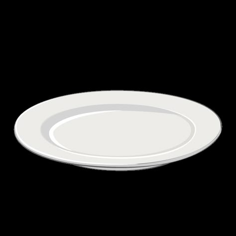 Dish Clipart Download Picture｜illustoon How To Draw A Plate, Food Plate Drawing, Food Dishes Drawing, Dish Drawing, Practice Drawing Eyes, Washing Dishes Illustration, Plate Reference, Food Plate Illustration, Dishes Clipart