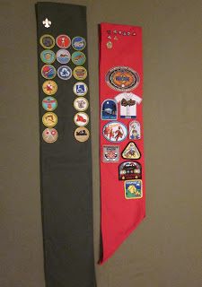 Do Something Creative {DAILY}: Cub Scout Patch Sash...can I trademark that? Boy Scout Sash, Cub Scout Patches, Girl Scout Sash, Cub Scout Crafts, Cub Scouts Tiger, Cub Scout Activities, Patches Display, Boy Scout Patches, Something Creative