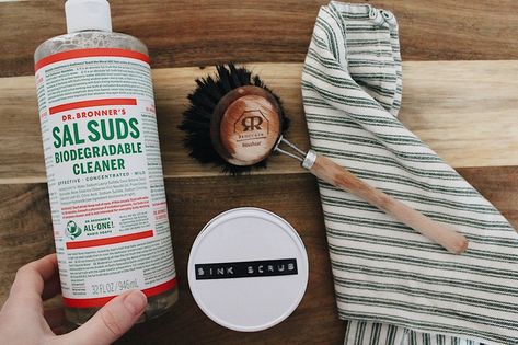 Sals Suds, Sink Scrub, Sal Suds, Fruit Veggie Wash, Diy All Purpose Cleaner, Baking Soda Scrub, Best Shakes, Scrub Recipe, Clean Sink