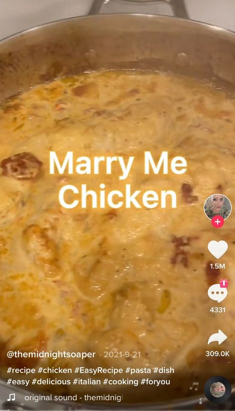 How To Make The Marry Me Chicken Recipe On TikTok Your Partner Will Love Tik Tok Marry Me Chicken, Marry Me Chicken Tik Tok, Mary Me Chicken Recipe Easy, Tiktok Chicken Recipes, Marry Me Chicken Video, Marry Me Chicken Recipe Video, Marry Me Chicken Recipe With Pasta, Marry Me Chicken Casserole, Merry Me Chicken Recipe