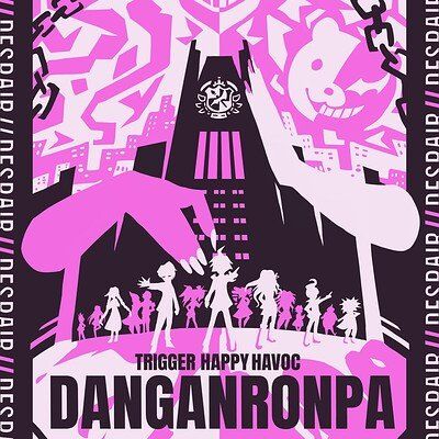 ArtStation - SNIP● SNIP Danganronpa Junko, Hope's Peak Academy, Danganronpa Trigger Happy Havoc, Line Game, Danganronpa 1, Trigger Happy Havoc, Trigger Happy, Nagito Komaeda, Danganronpa Characters