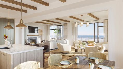 Cortney Bishop, Gourmet Kitchen Design, East Coast Beaches, Island Homes, Building Development, Southern Pine, Kiawah Island, Oceanfront Condo, Neutral Living Room