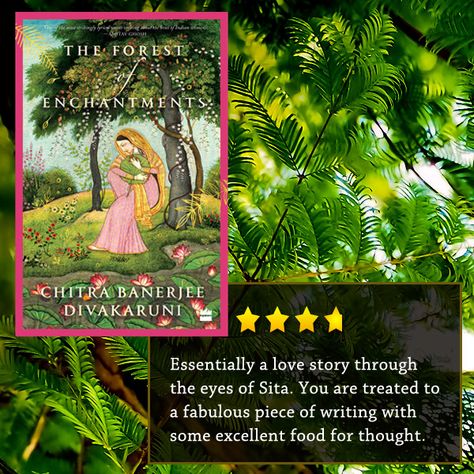 Essentially a love story from Sita's perspective. You are treated to a fabulous piece of writing with some excellent food for thought. The Forest of Enchantments by Chitra Banerjee Divakaruni Book Review #BohoPonderings #MyFriendAlexa The Forest Of Enchantment Book, Forest Of Enchantment Book, Book Recommendations Fiction, Ruskin Bond, Excellence Quotes, Tragic Love, Tragic Love Stories, Great King, Fiction Book