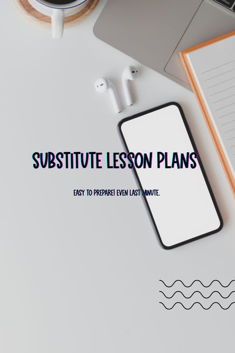 Easy to use plans to help keep the class moving along with a Substitute Teacher. Great for grades 6 - 12. Miss K, Author Study, Author Studies, Substitute Teacher, The Class, Teacher Store, Teachers Pay Teachers, Educational Resources, Teacher Pay Teachers