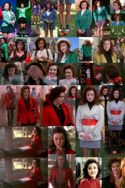 Why is literally everything heather duke wears in the movie so iconic,,....,,, Heather Chandler Outfit Movie, Heather Duke 1988, 80s Heathers Fashion, Heathers Movie Outfits, Heathers Outfits Movie, Heathers Heather Duke, Heather Duke Movie, Heathers Outfit Ideas, Heather Duke Outfit