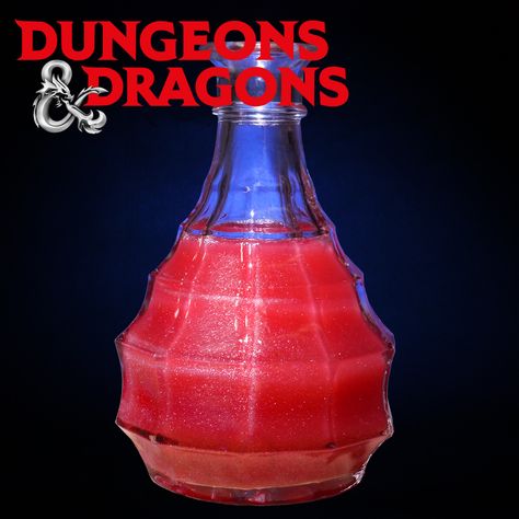 Health Potion Cocktail, D&d Cocktails, Dnd Cocktail Recipes, Dungeons And Dragons Drinks, Dungeons And Dragons Cocktails, Dnd Themed Drinks, Dnd Mocktails, Dnd Drinks Non Alcoholic, Dnd Drinks Recipes