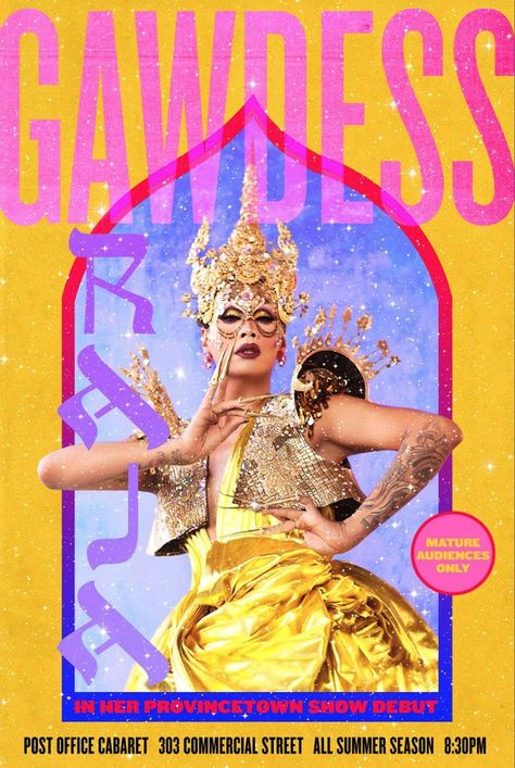 Bio Queen, Raja Gemini, One Woman Show, Trixie Mattel, Queen Gifts, Queen Poster, Music Festival Poster, Queen Birthday, Event Poster Design