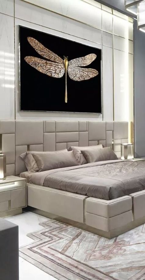 Classic Bedroom, Bedroom Bed Design, Bed Furniture Design, Trendy Bedroom, Bedroom Furniture Design, Room Decorating, Bedroom Layouts, Furniture Layout, Trendy Home