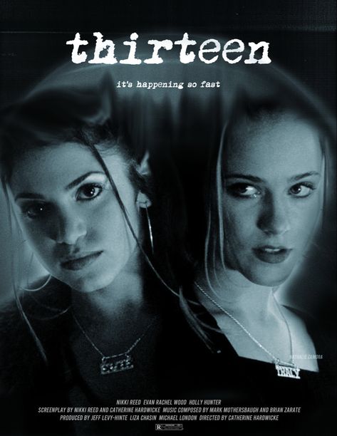 please credit if you give repost 2000s Posters, Thirteen Movie Aesthetic, Thirteen Movie, Wal Art, Y2k Posters, Music Poster Design, I Love Cinema, Movie Poster Wall, Horror Movie Characters