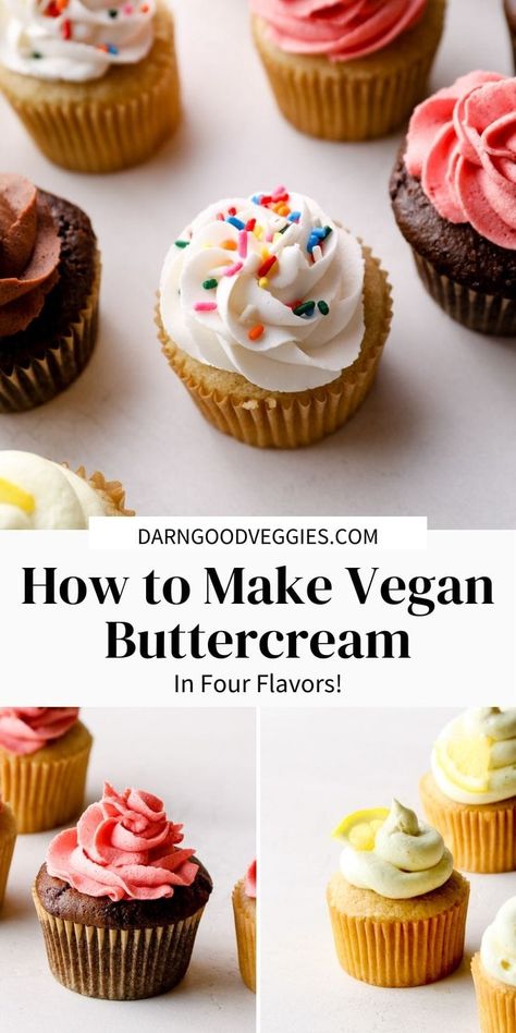 Cake Sugar Cookies, Vegan Buttercream Frosting, Vegan Cupcake Recipes, Boxed Cake Mixes Recipes, Vegan Buttercream, Vegan Frosting, Healthy Cheesecake, Vegan Baking Recipes, Vegan Cupcakes