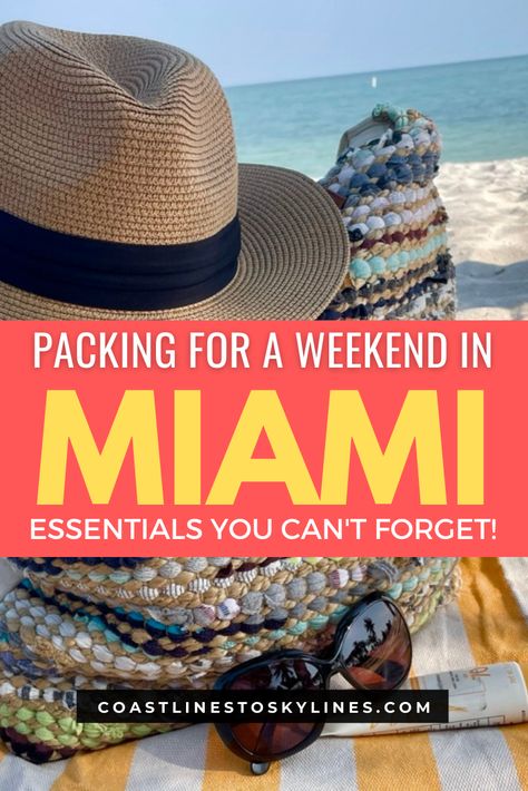 What To Pack For Miami Vacation, Miami In September Outfits, Outfit For Miami Vacation, Miami In October Outfits, Nails For Miami Trip, Miami Weekend Outfits, Packing For Miami, Outfits For Miami, Packing List For Florida