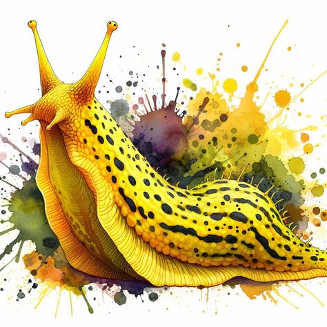 Banana Slug Banana Slug, Slug, Face Reveal, Bugs, Concept Art, Halloween, Drawings, Anime, Animals