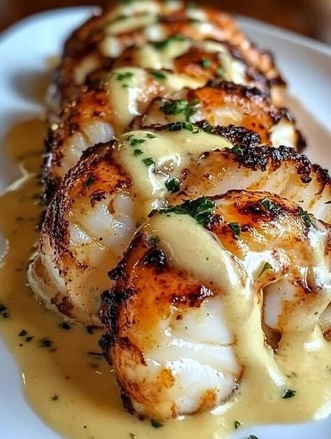 Garlic Butter Lobster, Butter Lobster, Seafood Dish Recipes, Lobster Dishes, Lobster Recipes Tail, Lobster Recipes, Fish Recipes Healthy, Lobster Tails, Fish Dinner