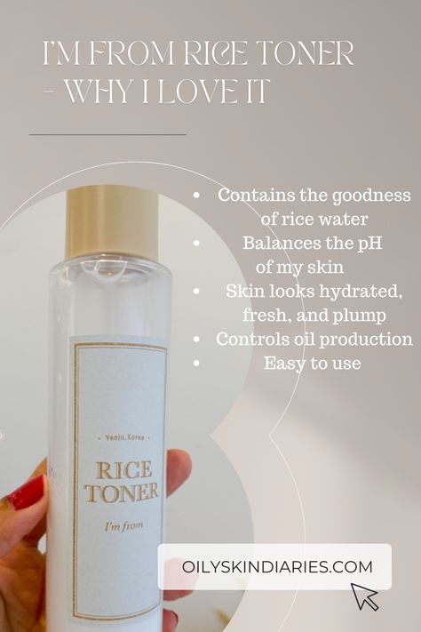 I Am Rice Toner, Rice Water Products, Korean Toner For Oily Skin, I'm From Rice Toner, Rice Toner For Face, Best Toner For Oily Skin, Glass Skin Products, Rice Water Toner, Rice Toner