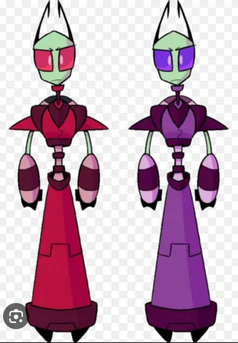 Invader Zim Red X Purple, Tallest Red And Purple, Invader Zim Tallest Red X Purple, Tallest Purple, Red X Purple, Almighty Tallest, People Sketches, Red X, Sketches Of People