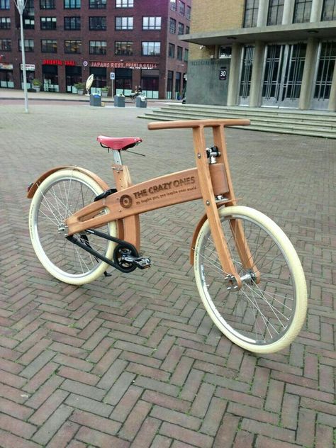 Wooden Balance Bike, Bike With Training Wheels, Wooden Bicycle, Wood Bike, Wooden Bike, Push Bikes, Bicycle Maintenance, Custom Bicycle, Wood Model