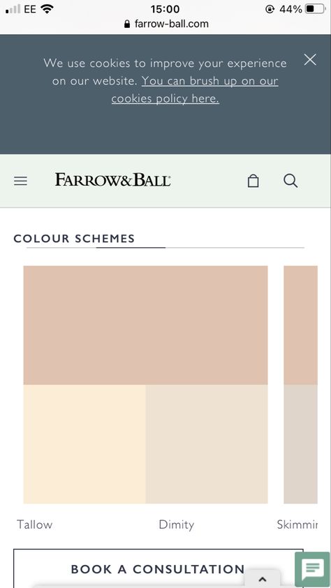 Farrow And Ball Tallow, Tallow Farrow And Ball, Setting Plaster, Farrow And Ball, Paint Ideas, Colour Palettes, Farrow Ball, Colour Schemes, Improve Yourself