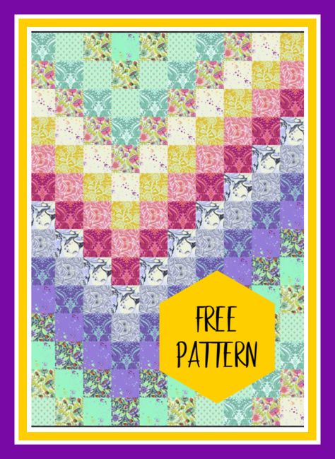 Free Pattern Quilt, Beginner Quilt Patterns Free, Hama Disney, Quilt Easy, Bargello Quilt Patterns, Strip Quilt Patterns, Charm Pack Quilt Patterns, Cat Quilt Patterns, Charm Square Quilt