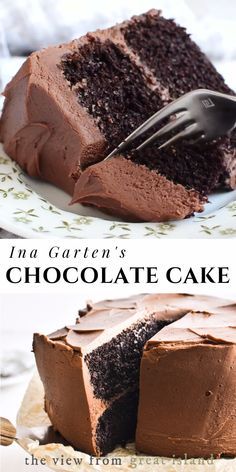 Ina Chocolate Cake, Chocolate Cake Frosting Decoration, Bon Appetit Chocolate Cake, Taste Of Home Chocolate Cake, Ina Gartens Chocolate Cake Recipe, Purse Shaped Cakes, Beattys Chocolate Cake Ina Garten, Bon Bon Cake, Tort Cake Recipes