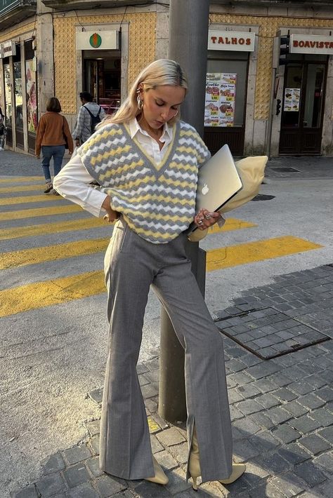 Streetwear Outfit Ideas, Mode Instagram, Uni Outfits, Business Casual Outfits For Work, Estilo Preppy, Mode Ootd, 가을 패션, Work Outfits Women, Mode Streetwear