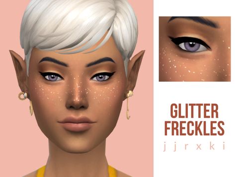 Sims 4 Cc Star Freckles, Sims 4 Glitter Cc, Sims 4 Face Paint Cc, Sims 4 Cc Face Paint, Sims 4 Body Glitter, Sims 4 Skin Details Cc Freckles, Cc Freckles Sims 4, Sims 4 Cc White Freckles, Sims 4 White Freckles