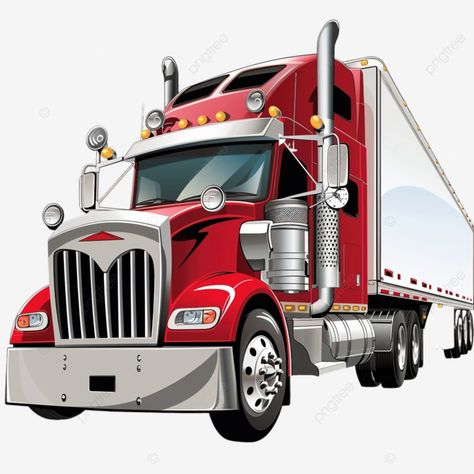 semi truck rig waving cartoon semi truck truck rig png Truck Cartoon, Transparent Image, Semi Truck, Semi Trucks, Png Transparent, Free Png, Png Image, Graphic Resources, Poster Design