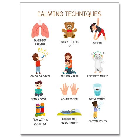 PRICES MAY VARY. If You're Looking To Create A Stress-Free Calming Corner To Help Children Cool Off; Then you need this colorful calming corner poster Our Mental Health Prints use high quality waterproof sunfast canvas material and printed with 12 color high fidelity large format printer, for durability and stabilit Tame Tantrums And Manage Meltdowns Use this feelings poster for kids / emotion chart for kids to calm children and stop tantrums in their tracks Create A Safe Space To Discuss Feelin Toddler Emotion Chart, Kids Emotion Chart, Preschool Mental Health Activities, Calming Techniques For Kids, Feeling Poster, Understand Emotions, Feelings Poster, Teaching Emotions, Posters For Classroom